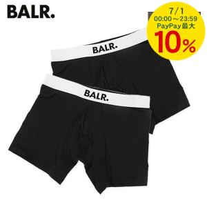 ボーラー BALR. メンズ ボクサーパンツ BALR. TRUNKS 2 PACK B10195 ブラック BLACK 23ss｜worldclub