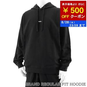 PayPay最大10% ボーラー BALR. メンズ パーカー BRAND REGULAR FIT HOODIE B1261 1114 ブラック JET BLACK 24ss｜worldclub