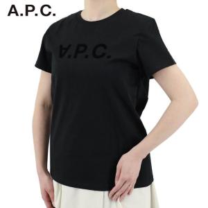 アーペーセー A.P.C. レディース Tシャツ VPC COBQX F26944 NOIR ブラック LZZ 24ss｜worldclub