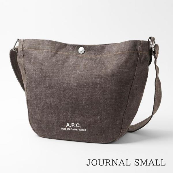 アーペーセー A.P.C. メンズ レディース ショルダーバッグ JOURNAL SMALL COH...