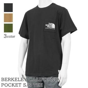 5月31日 新入荷 THE NORTH FACE メンズ Tシャツ BERKELEY CALIFORNIA POCKET S/S TEE NF0A87U2 TNF BLACK JK3 UTILITY BROWN 173 FOREST OLIVE PIB 24ss｜worldclub