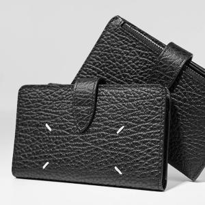 メゾン マルジェラ Maison Margiela 2つ折り財布 MAISON MARGIELA メゾン マルジェラ 二つ折り財布 ブラック