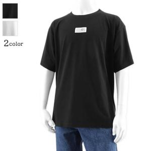 1000円OFF対象 エムエムシックス メゾンマルジェラ MM6 Maison Margiela メンズ Tシャツ SH0GC0017 S24312 ブラック 900 ホワイト 100 24ss｜worldclub