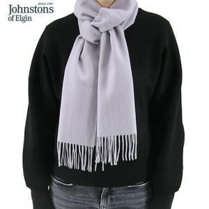 完売御礼 ジョンストンズ Johnstons レディース カシミア100％ マフラー WA000016 SD0470 パープル HAZE 2122aw セール｜worldclub