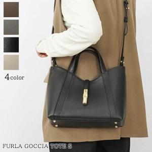 FINAL SALE フルラ FURLA レディース ショルダーバッグ FURLA GOCCIA TOTE S WB01789 BX3353 CIOCCOLATO 2460S URBAN GREY 4283S NERO O6000 LINEN 4488S 26ss