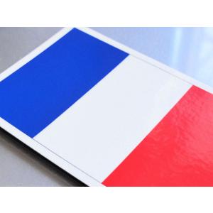 フランス国旗ステッカー Sサイズ 5×7.5c...の詳細画像1