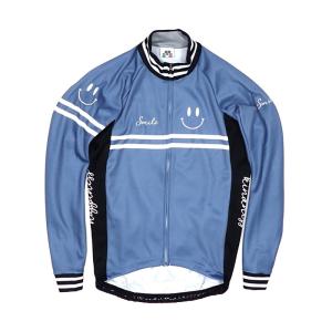 セブンイタリア Classic Smile 2 LS Jersey ネイビー｜worldcycle-wh