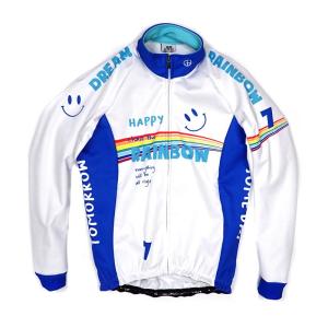 セブンイタリア Rainbow Smile 3 Jacket ホワイト｜worldcycle-wh