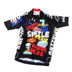 セブンイタリア Fes Smile Jersey ブラック｜worldcycle-wh