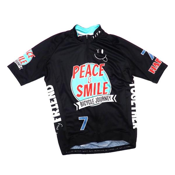 セブンイタリア Peace &amp; Smile Jersey ブラック