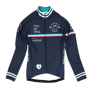 セブンイタリア You Me Smile Lady LS Jersey グラファイト レディース｜worldcycle-wh