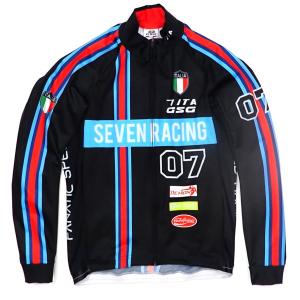 セブンイタリア 7930R Wind Jacket ブラック｜worldcycle-wh