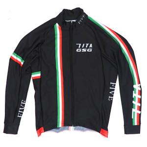 セブンイタリア Clima Five LS Jersey ブラック｜worldcycle-wh