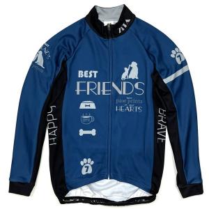 セブンイタリア Friends LS Jersey ネイビー｜worldcycle-wh