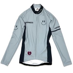 セブンイタリア Happiness Smile Lady LS Jersey グレー レディース｜worldcycle-wh