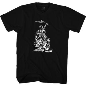 チネリ GARAGE T-SHIRT ブラック｜worldcycle-wh