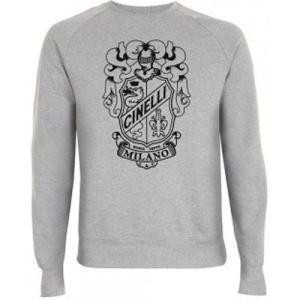 チネリ CREST CREWNECK グレー｜worldcycle-wh