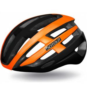 ドットアウト TARGA 12.マットブラック/シャイニーオレンジ ヘルメット