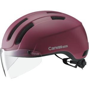 OGKカブト キャンバス スマート(CANVAS-SMART) マットベリー ヘルメット UV CUTシールド付