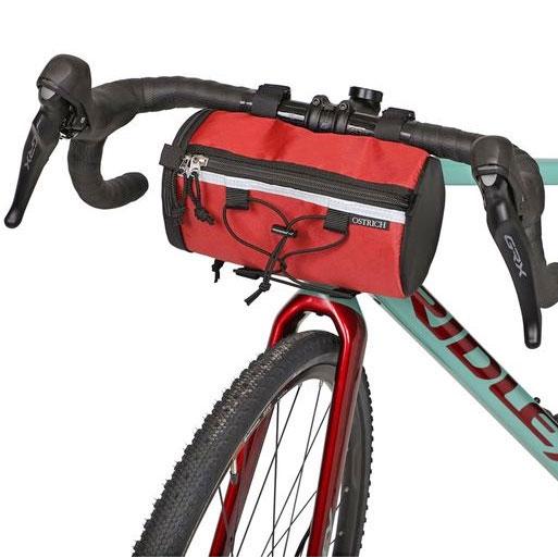 オーストリッチ POTARIフロントXツーリングフロントバッグ アカネ ラウンドボード付き OSTR...