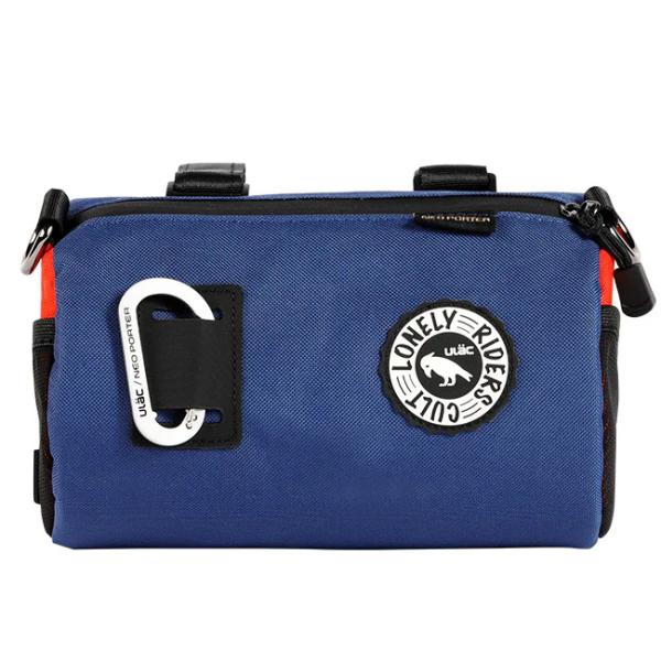 ULAC COURSIER ハンドルバーバッグ 2.7L ネイビー/オレンジ