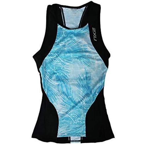 2XU パフォーム トライシングレット レディース BLK/AQR