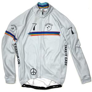 セブンイタリア Rainbow Smile LS Jersey グレー