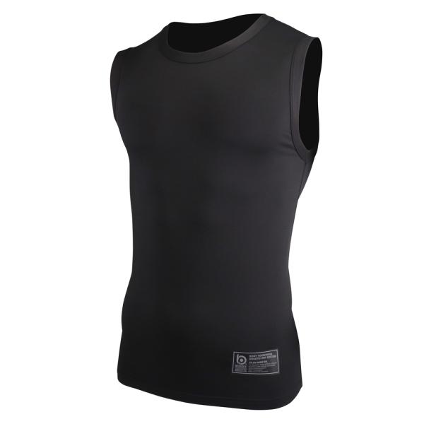 BODY TOUGHNESS JW-580 BTドラスティックドライ ノースリーブ ブラック クルー...