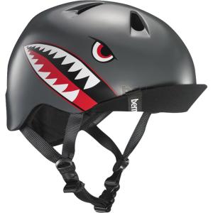 バーン（自転車） 自転車 児童用ヘルメット bern（バーン）［BANDITO］ バンディート 小学生対象（Satin Grey Flying Ti… bern ヘルメット 自転車 児童用ヘルメット bern（バーン）［BANDITO