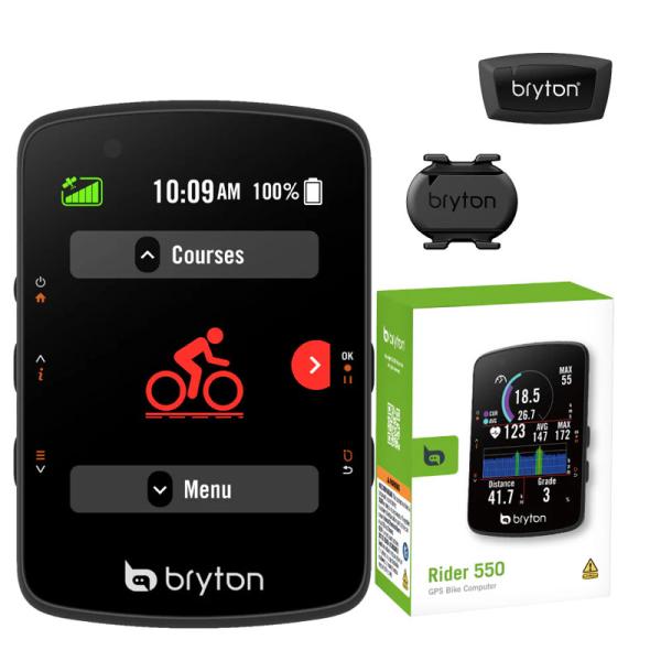 ブライトン Rider 550D (ケイデンス・スピード・心拍センサー付) GPS