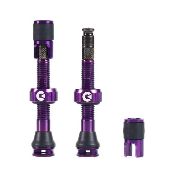Clikvalve チューブレスバルブセット パープル [CKB]