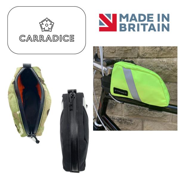 キャラダイス バイクパッキング トップチューブバッグ ネオンイエロー