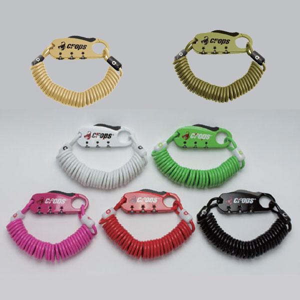 クロップス SPD08 Q3 3X180cm コイルワイヤー 【自転車】【カギ】