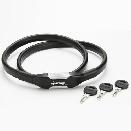クロップスプロ K4 RYDEEN ダブル 10Dx1800 ワイヤーロック 【自転車】【カギ】