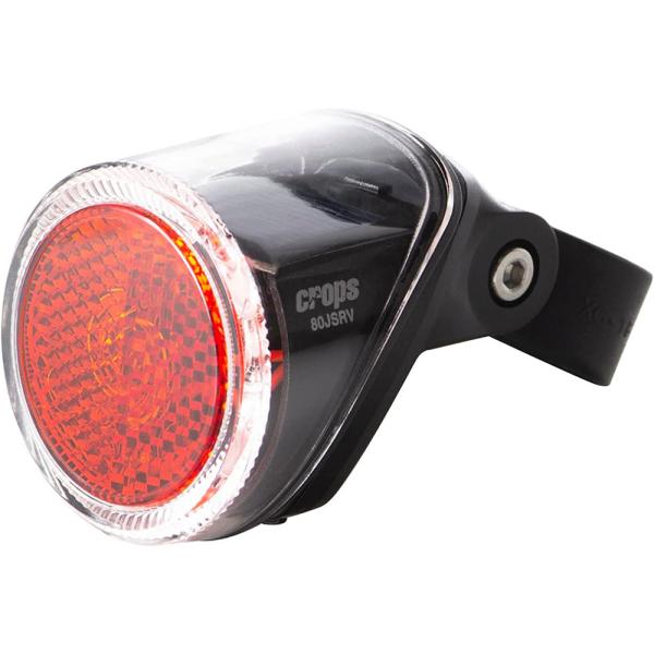 クロップス ソーラー充電 反射板付き 自動点滅テールライト 80JSRV-NUSB