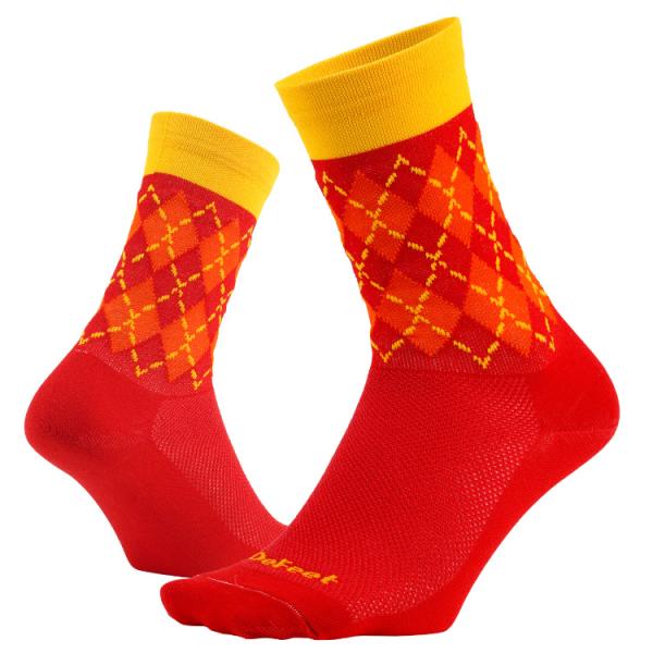 ディフィート AI 6 ARGYLE スカーレット/ライトゴールド