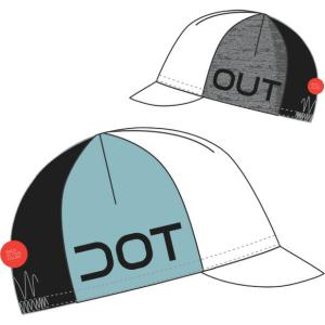 ドットアウト Team Cap 015.ホワイト/ライトブルー/グレー