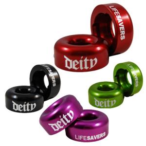 DEITY LIFESAVER エンドキャップ 【自転車】【ロードレーサーパーツ】【バーテープ】【エンドキャップ・ストッパー】｜worldcycle