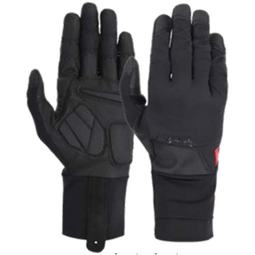 エルゴグリップ ロングフィンガーシックパッド ブラック/ブラック タッチパネル対応 グローブ