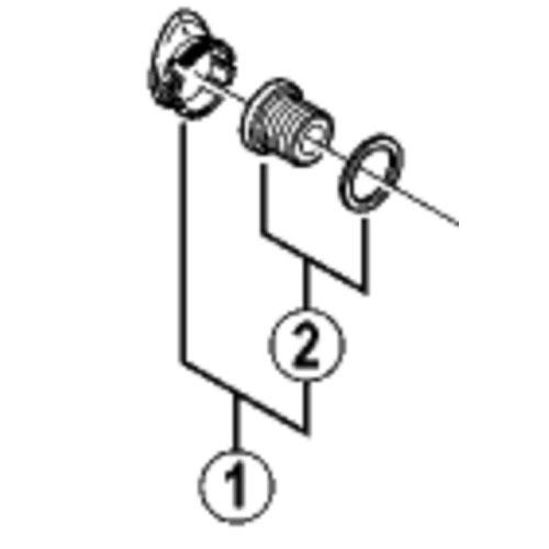 [2]クランク取付ボルト ＆ ワッシャー