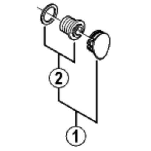 [2]クランク取付ボルト ＆ ワッシャー