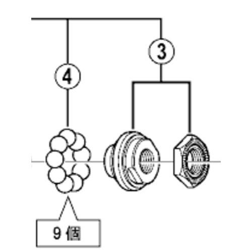 [3]右ロックナットユニット