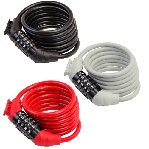 ギザ WL-654 コンビネーション ロック 8x1800mm 【自転車】【アクセサリー】【カギ】【...