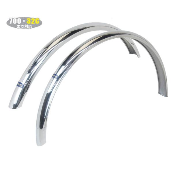 ホンジョウ H30 （700C-32Cまで対応） シルバー フェンダーセット