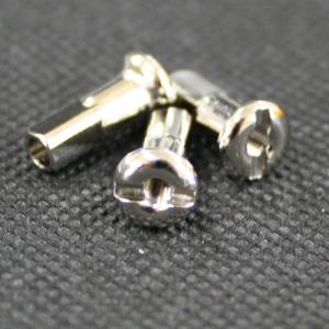 星スポーク 真鍮ニップル シルバー 外径14、穴13番 ＃14×13 14X13BR(72