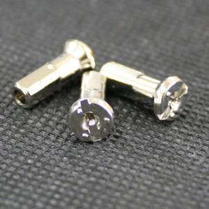 星スポーク 真鍮ニップル シルバー ＃15 15BR(72個入り)
