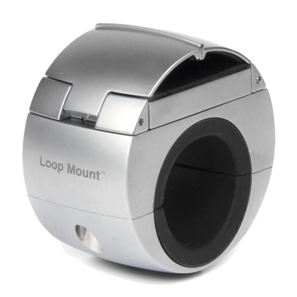 【即納】ループ マウントツイスト 自転車用スマートフォンホルダー シルバー