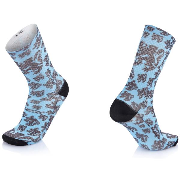 エムビーウェア Flanders Edition ブルー ソックス