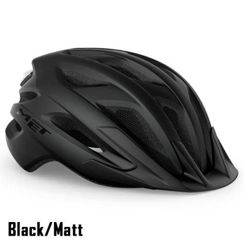 【SALE】メット CROSSOVER Black/Matt バイザー付き ヘルメット