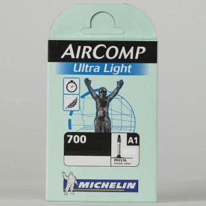 ミシュラン 700×18〜25C 仏式（52mm） AIR COMP Ultra Light 【自転車】【ロードレーサーパーツ】【チューブ】【ミシュラン】｜worldcycle